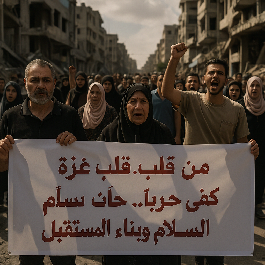 Read more about the article من قلب غزة: كفى حربًا.. حان وقت السلام وبناء المستقبل