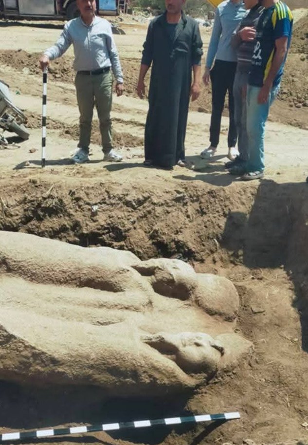 Read more about the article اكتشاف أثري يثير الجدل في مصر: تمثال يُنسب لفرعون موسى